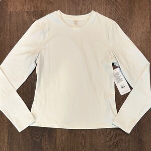 RHONE Snow White Modern Ribbed Long Sleeve